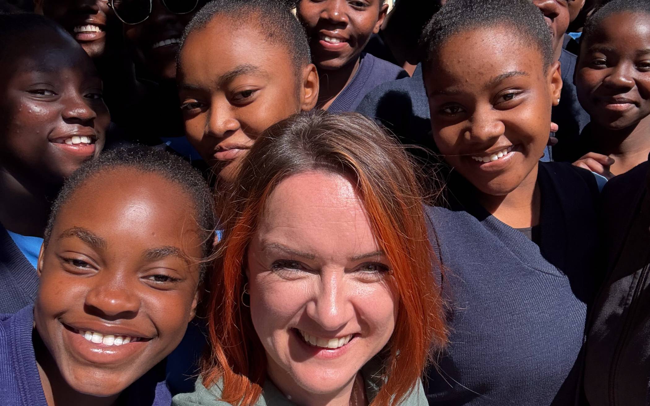 Steffi Greuel zu Besuch in Sambia